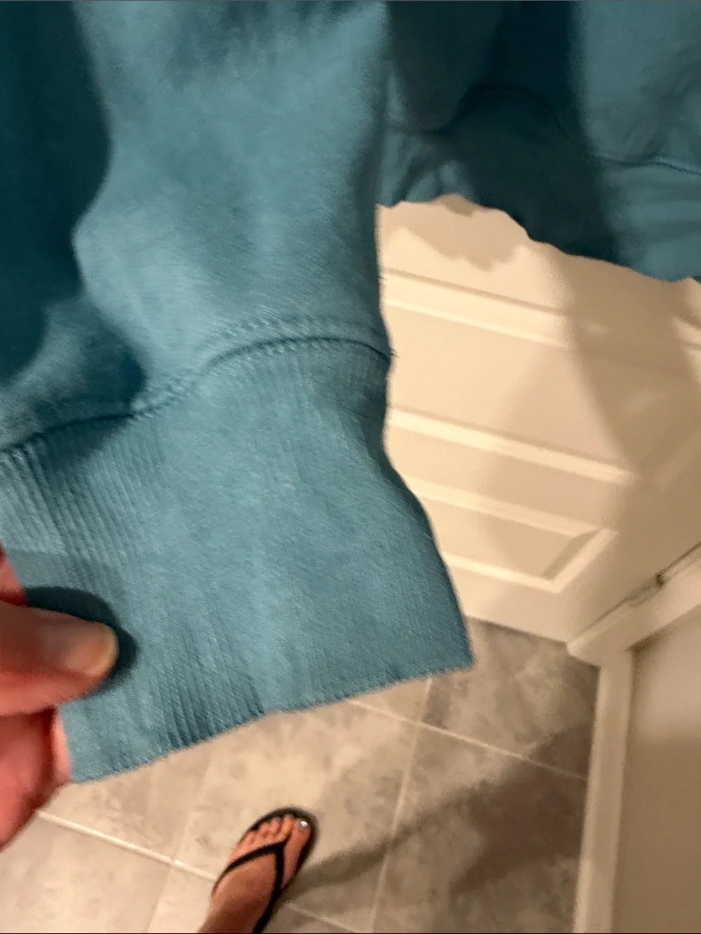 The North Face Men's Teal Pullover Hoodie Logo graphic L Large sweatshirt aqua